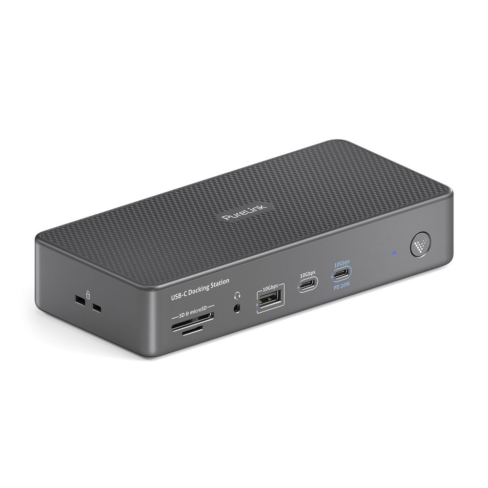 VL-D200 Док-станція 14-в-1 USB-C-1x HDMI 2.1 8K30,1x HDMI 2.0 4K60, USB4 Gen3 100W PD,вихід 2 екрани