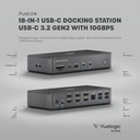 VL-D230DL Док-станція 18-в-1 USB-C DisplayLink-1x HDMI 2.1 8K30, 2x HDMI 2.0 4K60, 1x DP 1.4.,2x DP