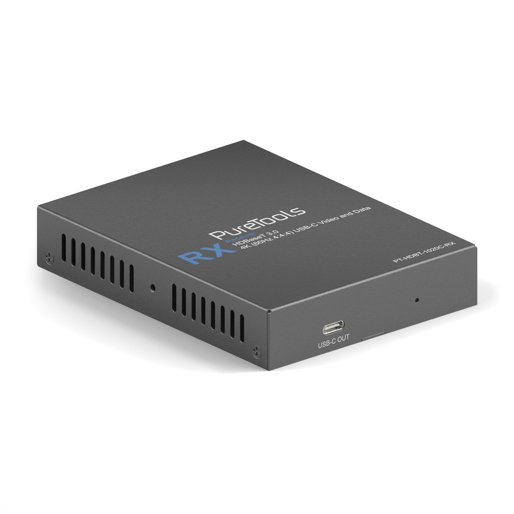 PT-HDBT-1020C-RX приймач HDBaseT USB-C - HDBaseT 3.0 - відео та дані 4K (60 Гц 4:4:4) USB-C